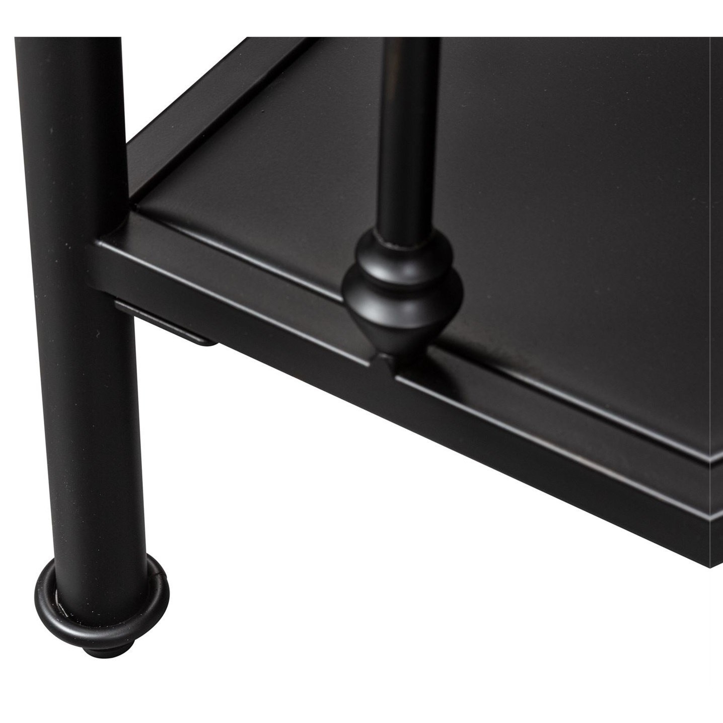 Liberty Furniture Vintage Series 179BR61B Open Metal Nightstand with Distressed Finish Royal